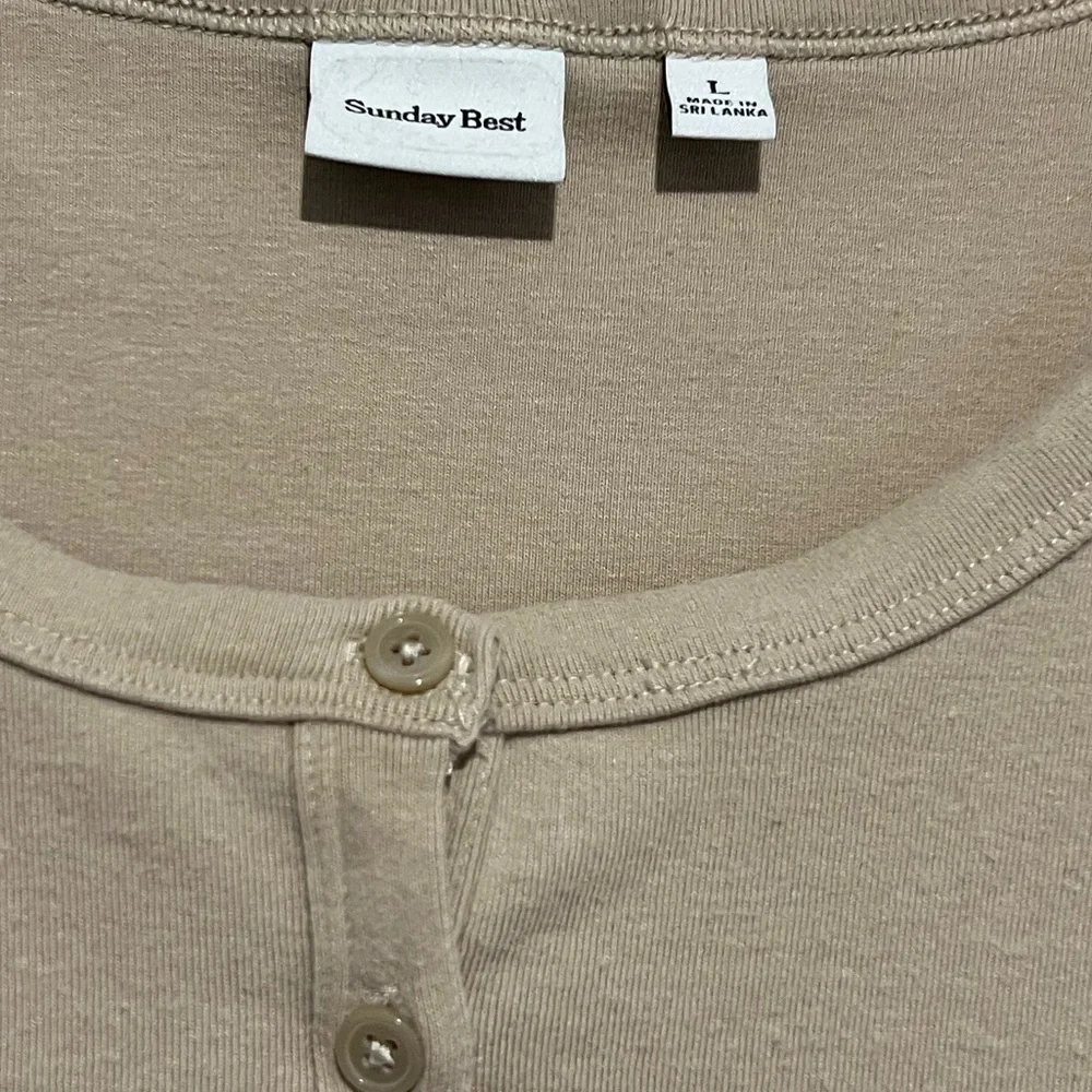 Aritzia Sunday Best BestHug™ Apple Long Sleeve Cardigan Large Cropped Cotton